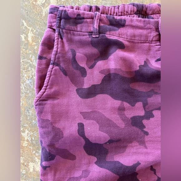 Sundance | Women’s merlot wine colored utility jogger pants, button front, sz S - Picture 9 of 15